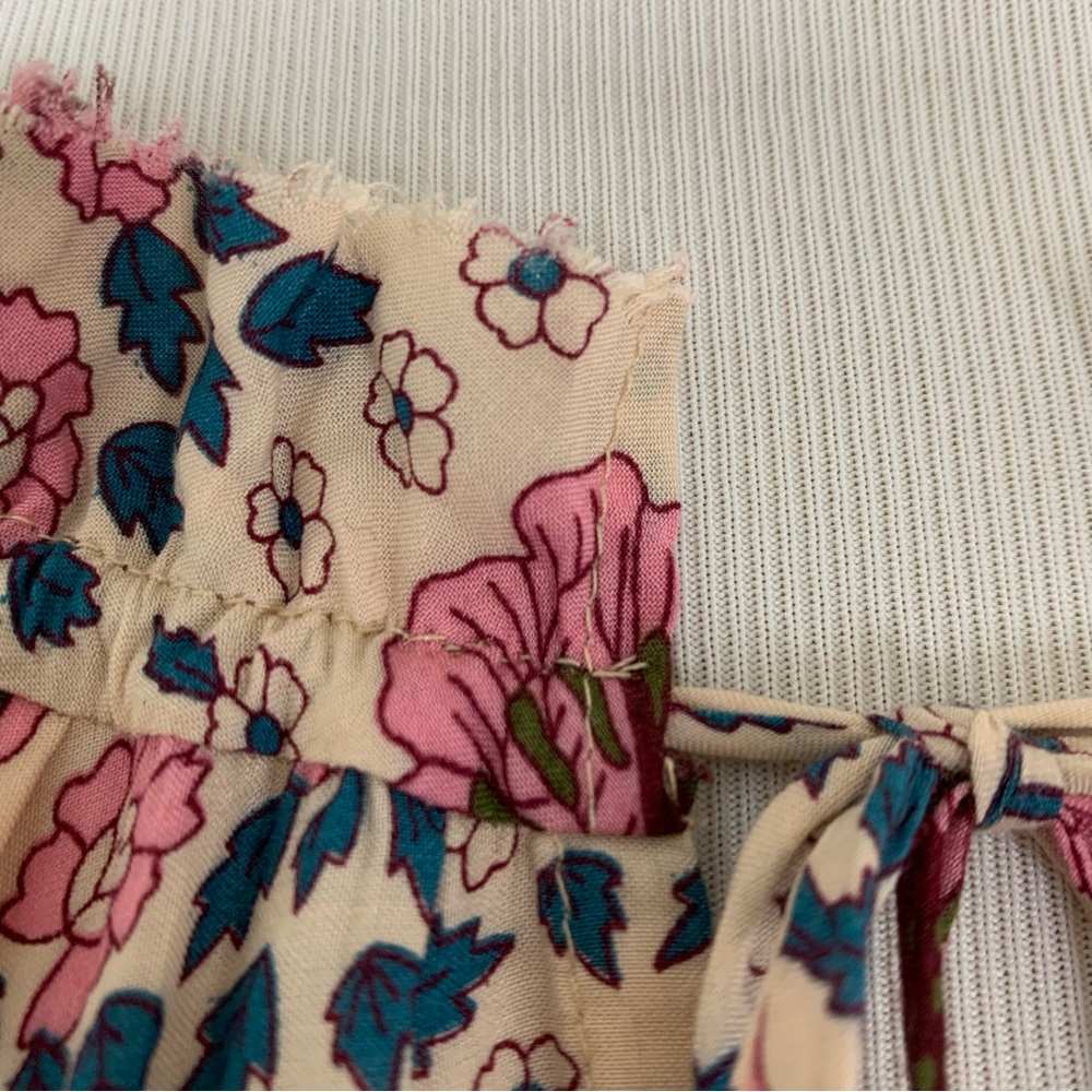 Natalie Martin Marlin Dress Boho Size M Floral Midi Tassel - Picture 12 of 17